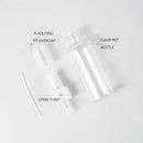 200 x 100 ml Clear Plastic Bottle with Fine Mist Spray