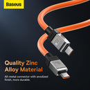 Baseus CoolPlay Series Fast Charging Cable Type-C to Type-C 100W 1m Orange