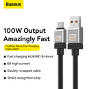 Baseus CoolPlay Series Fast Charging USB Type-A to Type-C Cable 100W 1m Black