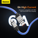 Baseus CoolPlay Series Fast Charging USB Type-A to Type-C Cable 100W 1m Blue