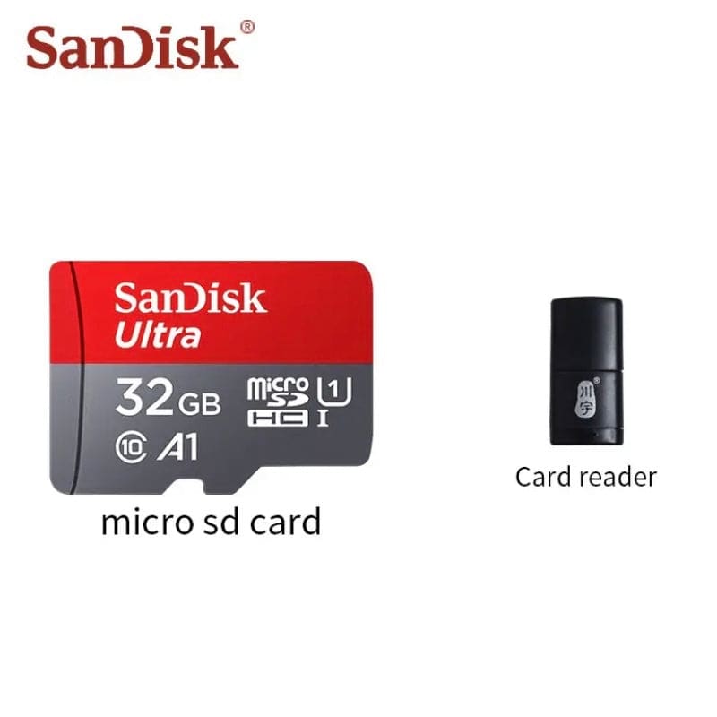 Micro SD Memory Card & Adapter - SanDisk (32GB)