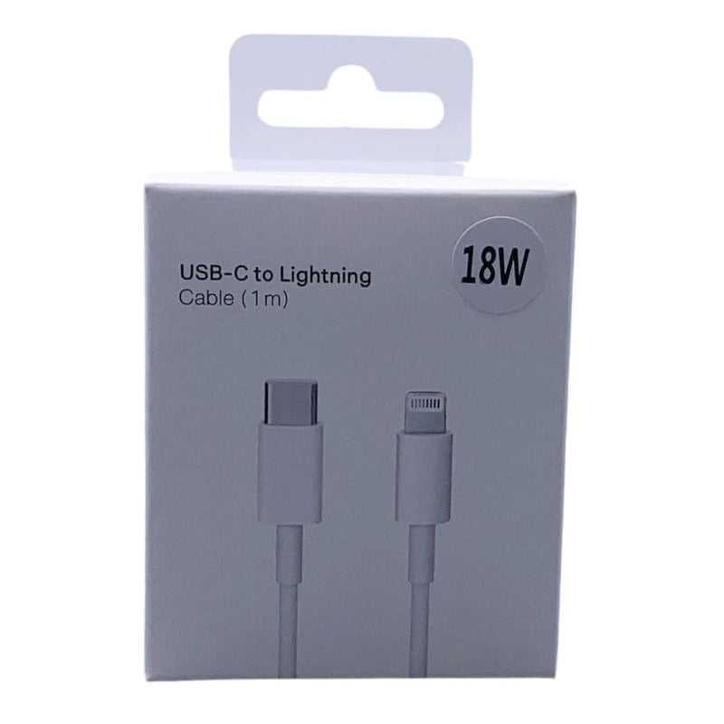 Type - C to lightning cable (18w) - 1m