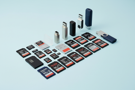 memory cards & flash drives