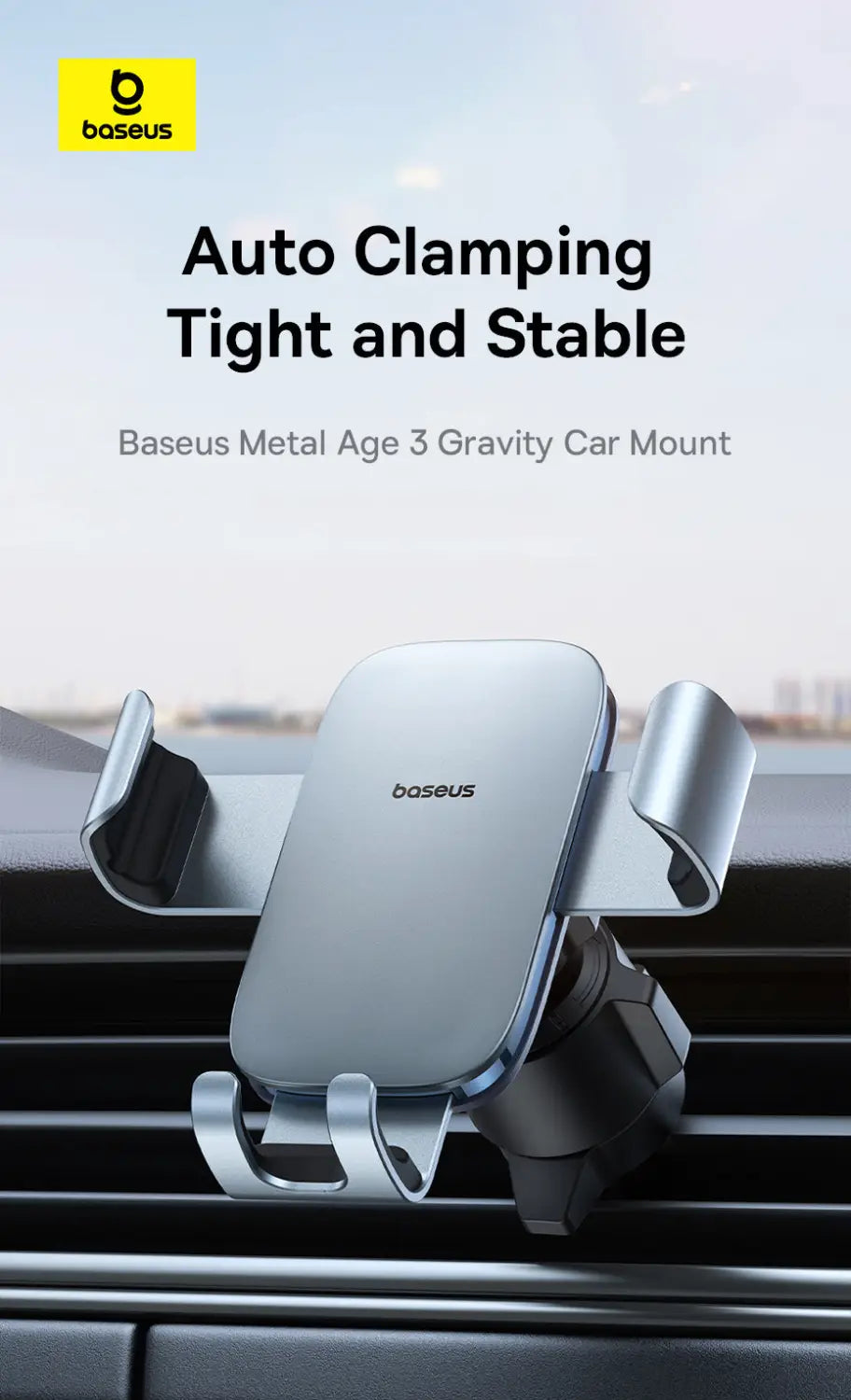 Gravity Car Phone Holder for Air Vent outlet Mount