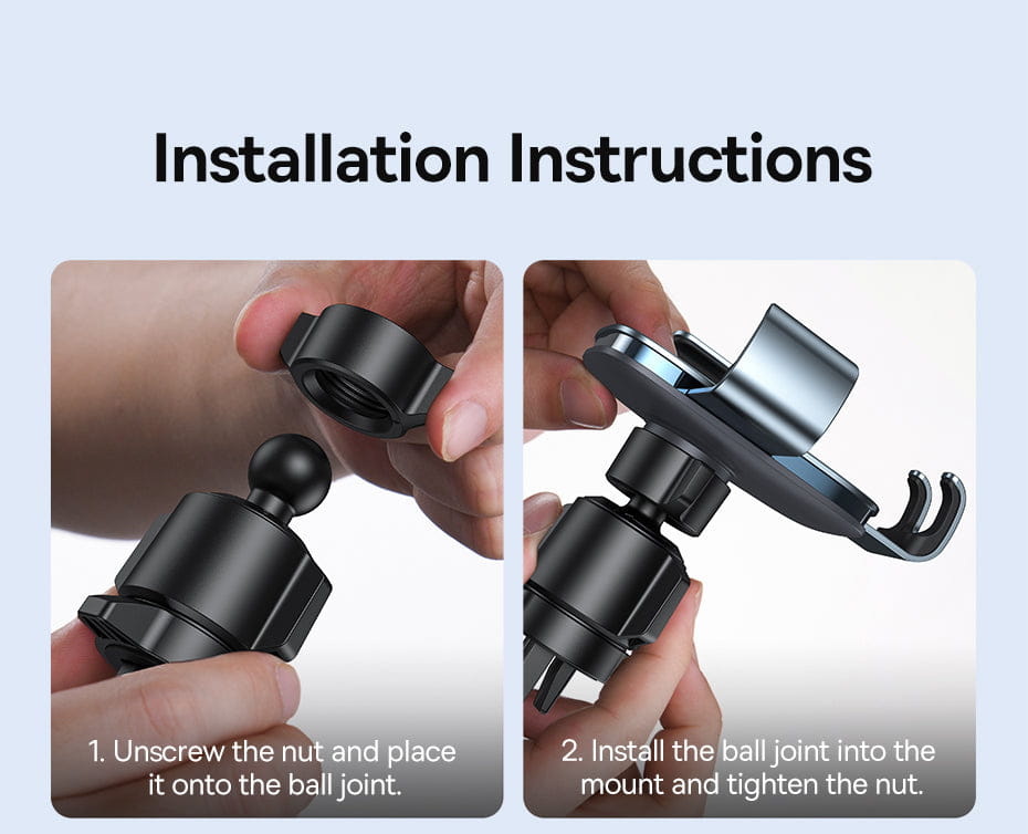 Gravity Car Phone Holder for Air Vent outlet Mount