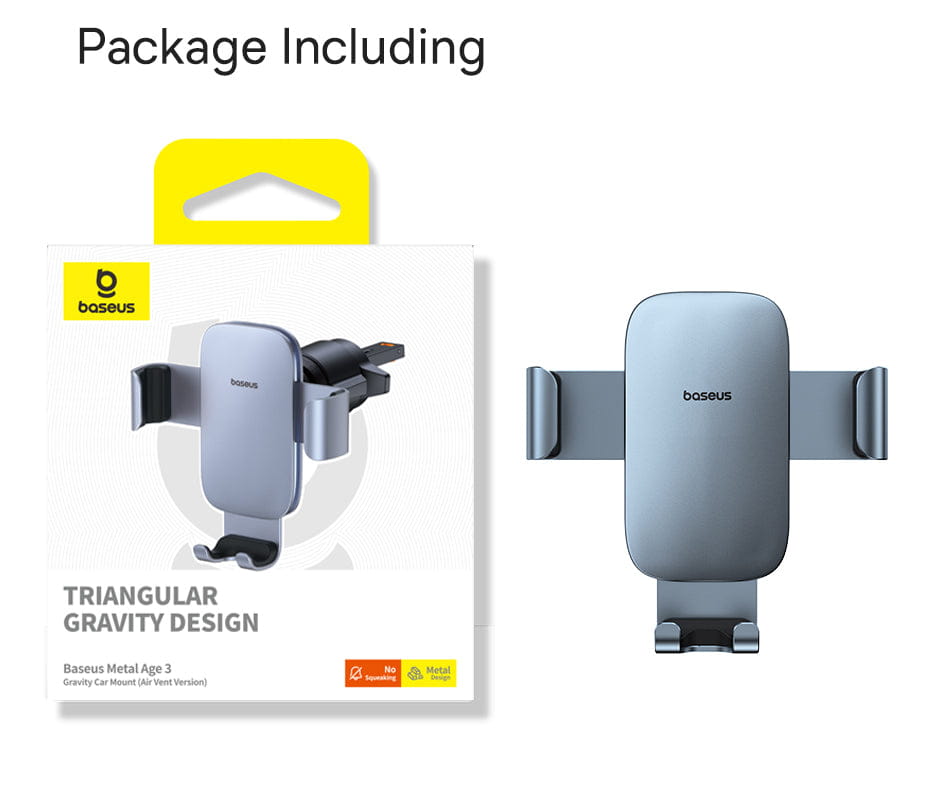 Gravity Car Phone Holder for Air Vent outlet Mount