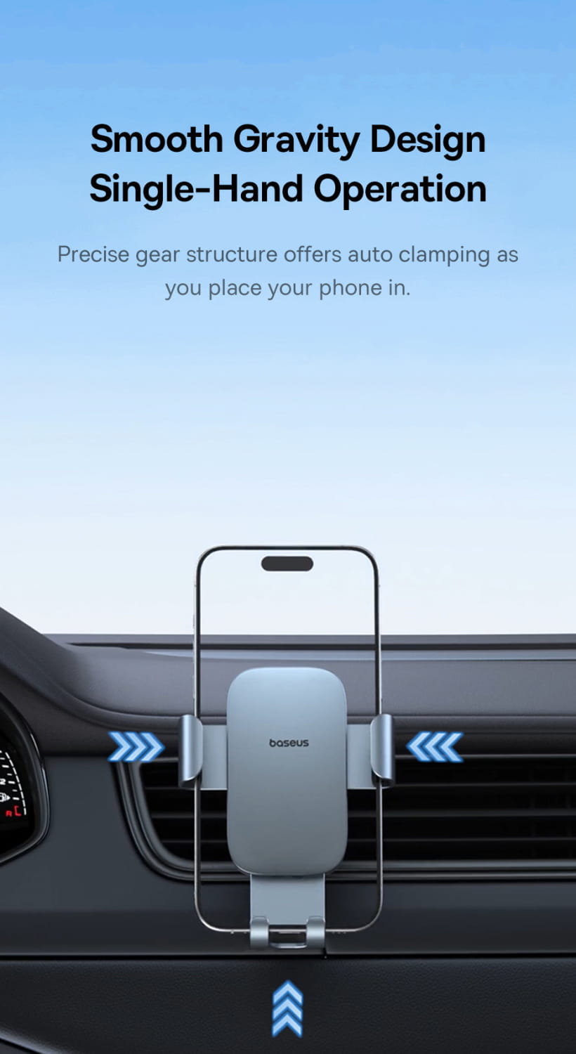 Gravity Car Phone Holder for Air Vent outlet Mount