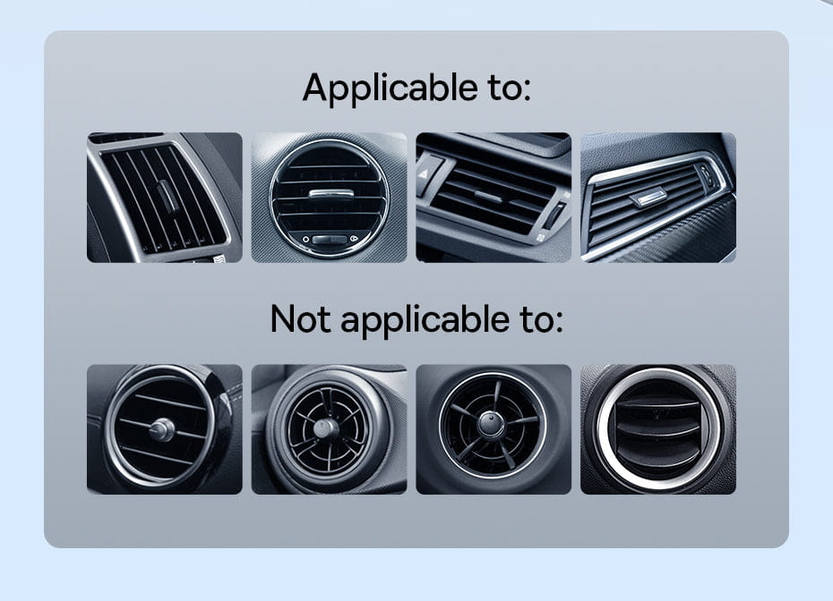 Gravity Car Phone Holder for Air Vent outlet Mount