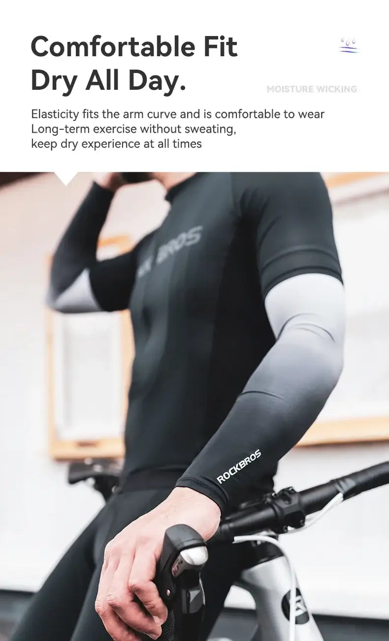 Arm Sleeves Sleeve Sun UV Protection Breathable for Cycling