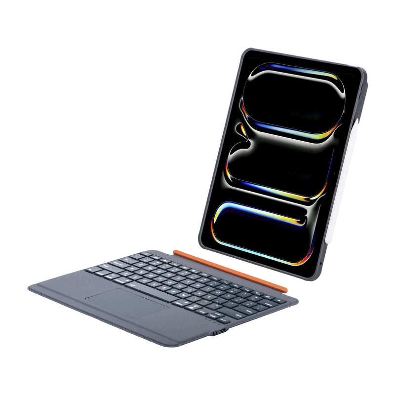 iPad Pro 13 M4 2024 Detachable Bluetooth Keyboard With Stand Case