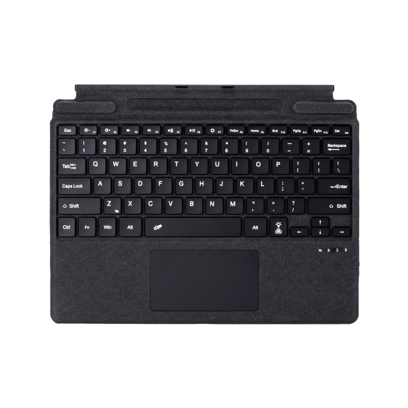 Slim Surface Pro 8 / 9 / 10 / X / 11 Bluetooth Keyboard With Trackpad Rechargeable