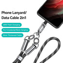 1.2m Phone Lanyard Type-C To Type-C 60W Max Charging Cable 2