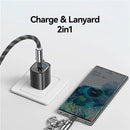 1.2m Phone Lanyard Type-C To Type-C 60W Max Charging Cable 3