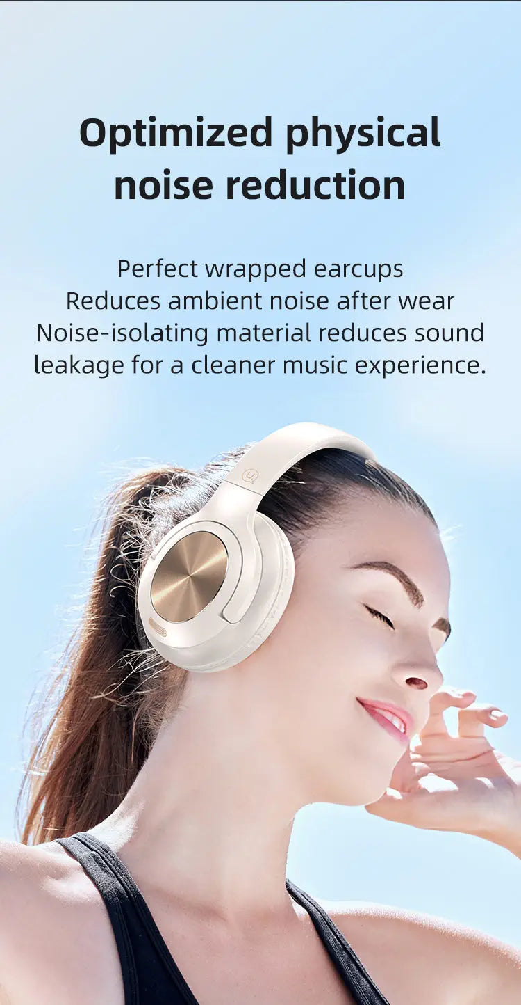 Bluetooth Wireless Over-Ear Headphones Foldable HiFi Stereo