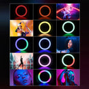 1.9m Ring Light Selfie Stick P100RGB 6