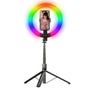 1.9m Ring Light Selfie Stick P100RGB 1