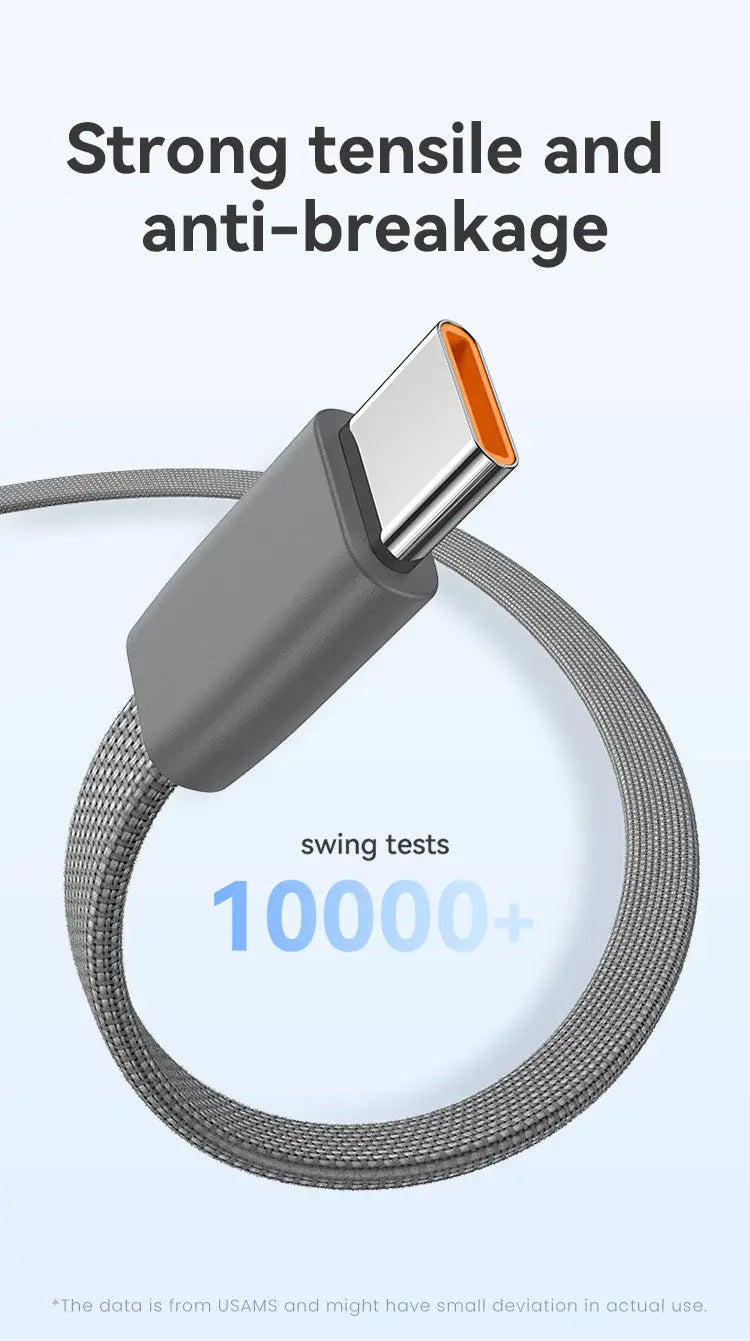 Mini Power Bank Built-in Type-C & Lightning Cable Digital