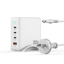 100W 4-Port GaN Desktop Charging Station – 3 USB-C 1 USB-A