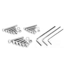 1080Pcs M2 M3 M4 Hex Button Head Socket Screw Stainless