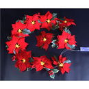 10LED Christmas Red Flower Tree Light Xmas Light String