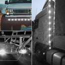 10PCS LED Side Marker White Lights Indicators Trailer Truck