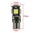 10PCS T10 Wedge 5SMD LED Bulbs W5W 194 168 131 WHITE CANBUS