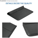 11-12’’ Laptop Sleeve with Foldable Stand - Premium PU