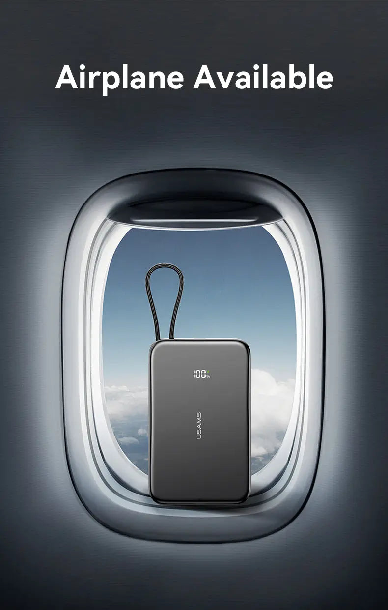 Ultra-Slim Power Bank 5000mAh – 20W Fast Charge