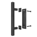 12’’ Barn Door Handle Black 2