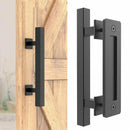 12’’ Barn Door Handle Black 1