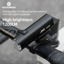 1200LM Rechargeable Biycle Headlight Handlebar Front Light 6