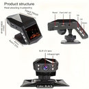 1296P Full HD 170° Wide Angle Dash Cam 6