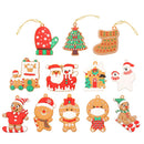 12PCS Christmas Tree Decorations Gingerbread Man Ornaments 1