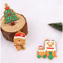 12PCS Christmas Tree Decorations Gingerbread Man Ornaments 4