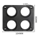 12V-24V Dual Car Cigarette Lighter Plug Socket Dual USB