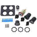 12V-24V Dual Car Cigarette Lighter Plug Socket Dual USB