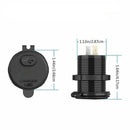 12V/24V QC 3.0 USB Fast Charger Socket Outlet On&Off Switch