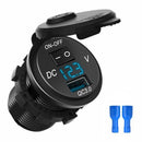 12V/24V QC 3.0 USB Fast Charger Socket Outlet On&Off Switch