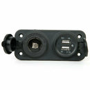12V Car Cigarette Lighter Socket 2.1A Dual USB Charger