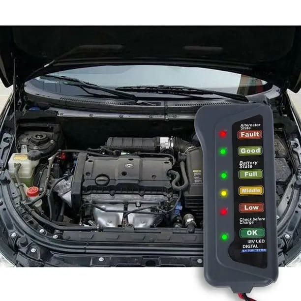 12V LED Car Battery Load Tester Tools & Kits (multipurpose)