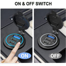 12V USB Outlet Type C Car Charger Socket Fast Charging 4