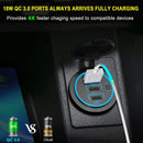 12V USB Outlet Type C Car Charger Socket Fast Charging 3