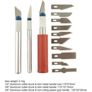 13pcs Hobby Knife Blade Craft Cutter Knife Set With Case