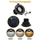 13W 1150 lumens,Tri-Color Dimmable LED Downlight Dia 102mm 5