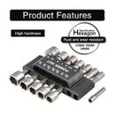 14Pcs 1/4 Inch Hex Shank Power Nut Driver Drill Bit Set