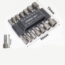 14Pcs 1/4 Inch Hex Shank Power Nut Driver Drill Bit Set