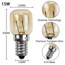 15W 5Pcs E14 Himalayan Salt Lamp Globe Bulb 2