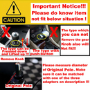 5 Speed Manual Car Gear Shift Knob 8cm