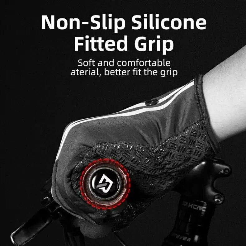 Cycling Warm Bike Bicycle Sport Glove Full Finger Gloves