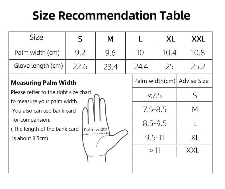 Cycling Warm Bike Bicycle Sport Glove Full Finger Gloves